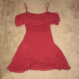 Xs orange/rust dress